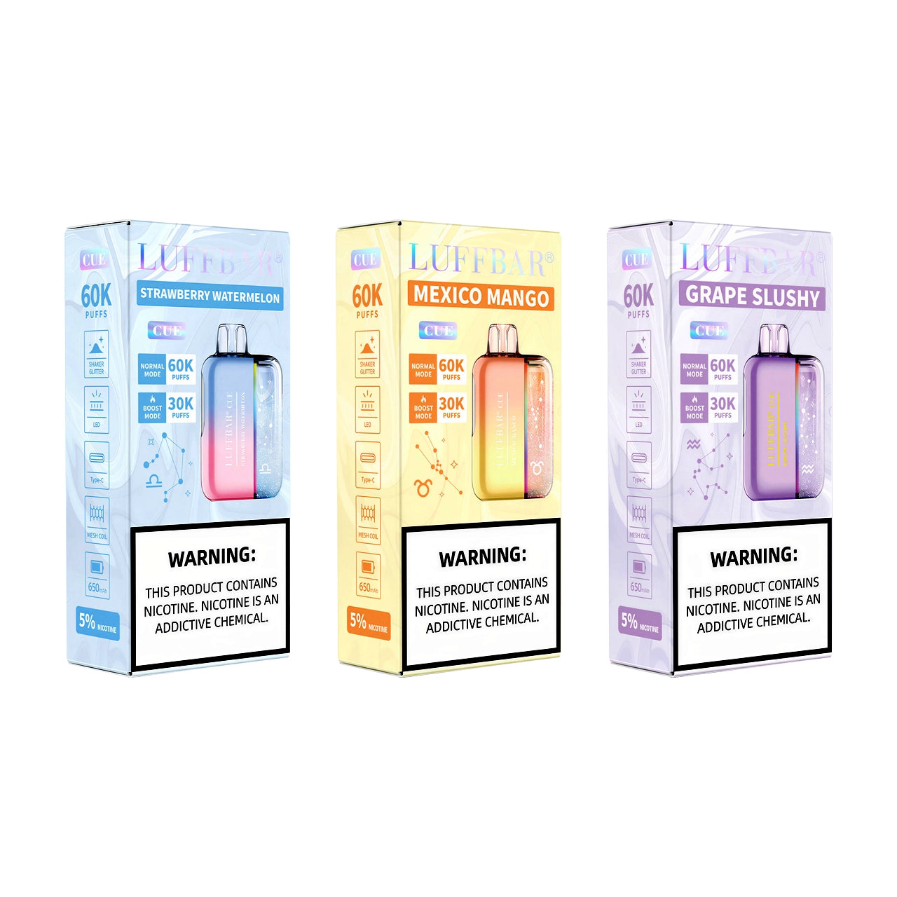 LUFFBAR CUE 60000 Puffs Disposable