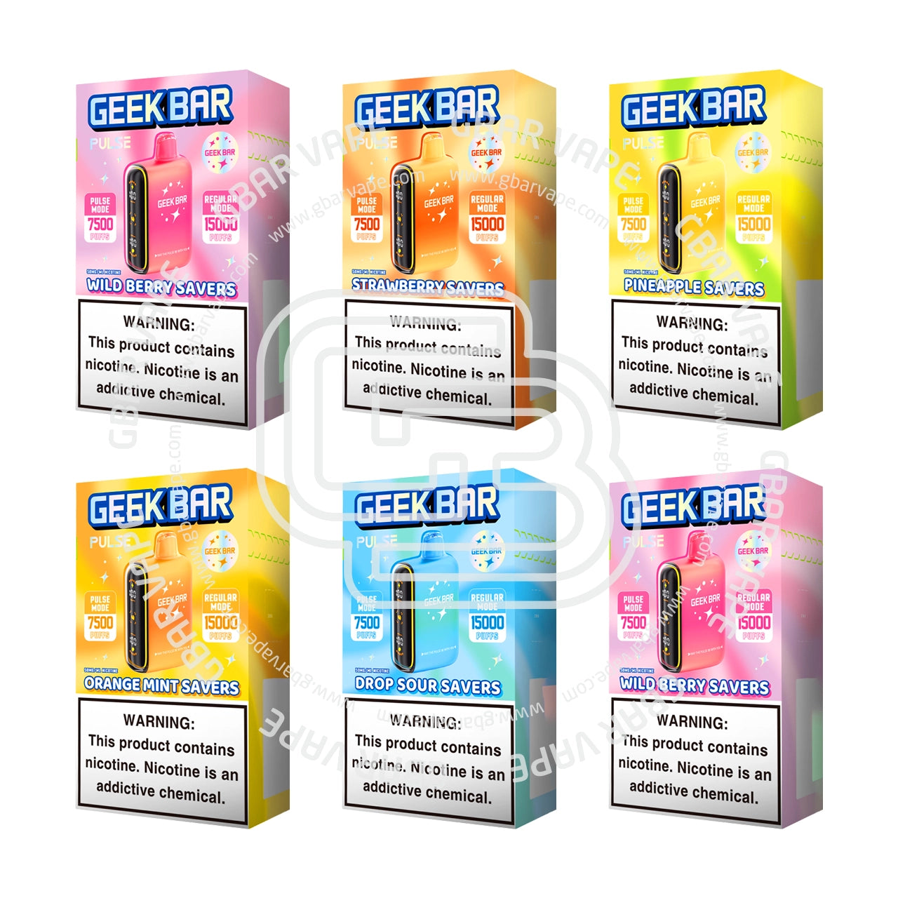 Geek Bar Pulse Savers Edition 15K Puffs Vape
