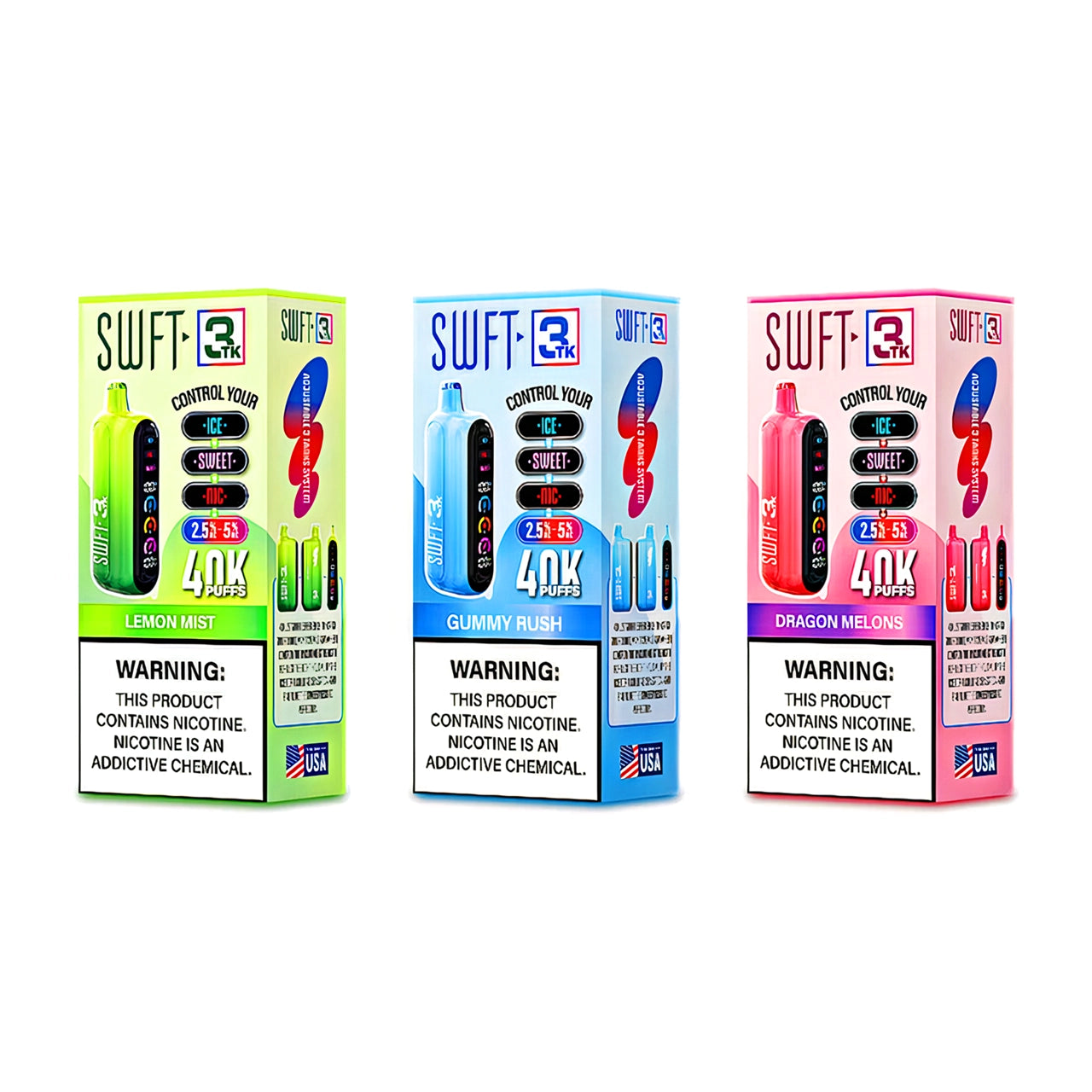 SWFT 3TK Vape 40000 Puffs