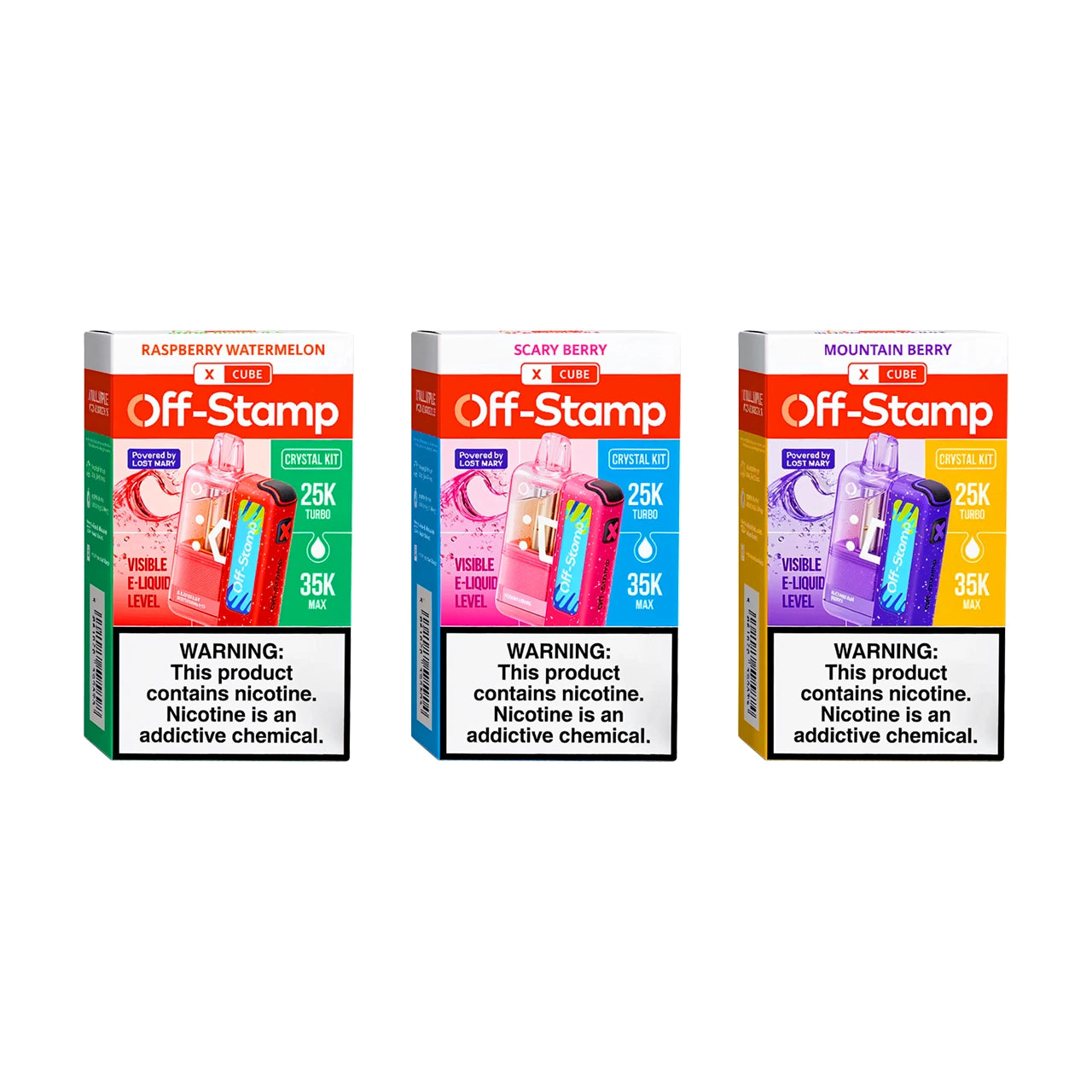 OFF-Stamp X CUBE Crystal Vape 35000 Puffs