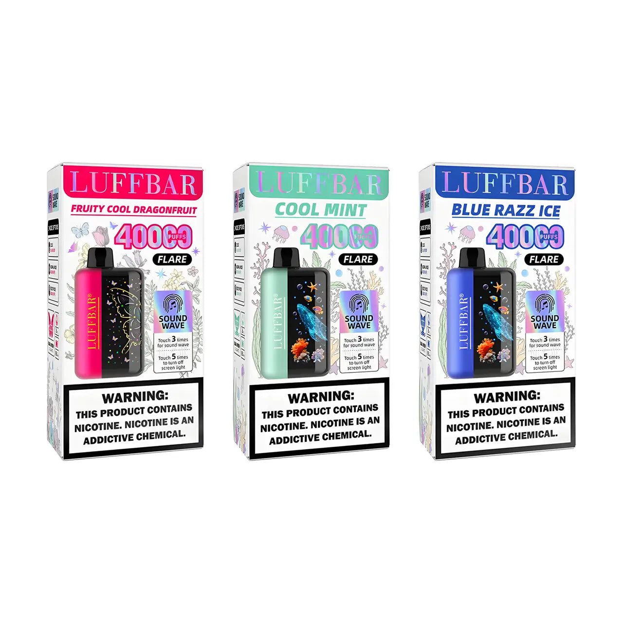 LUFFBAR Flare Puffs 40000 Puffs