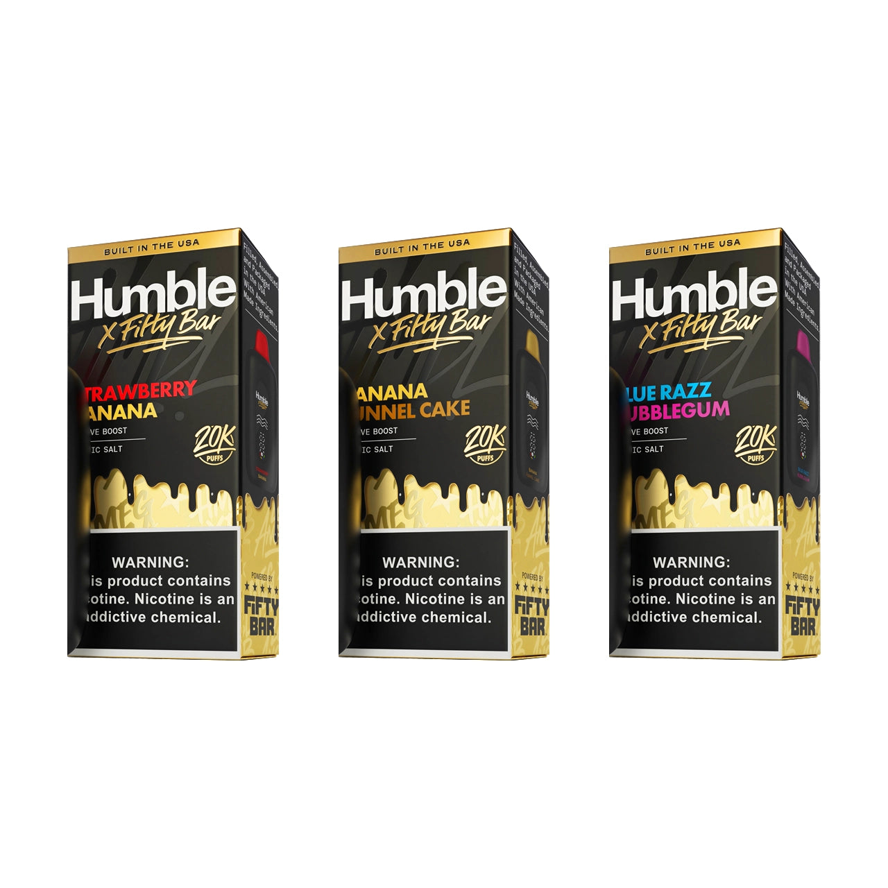 Humble x Fifty Bar Vape 20000 Puffs