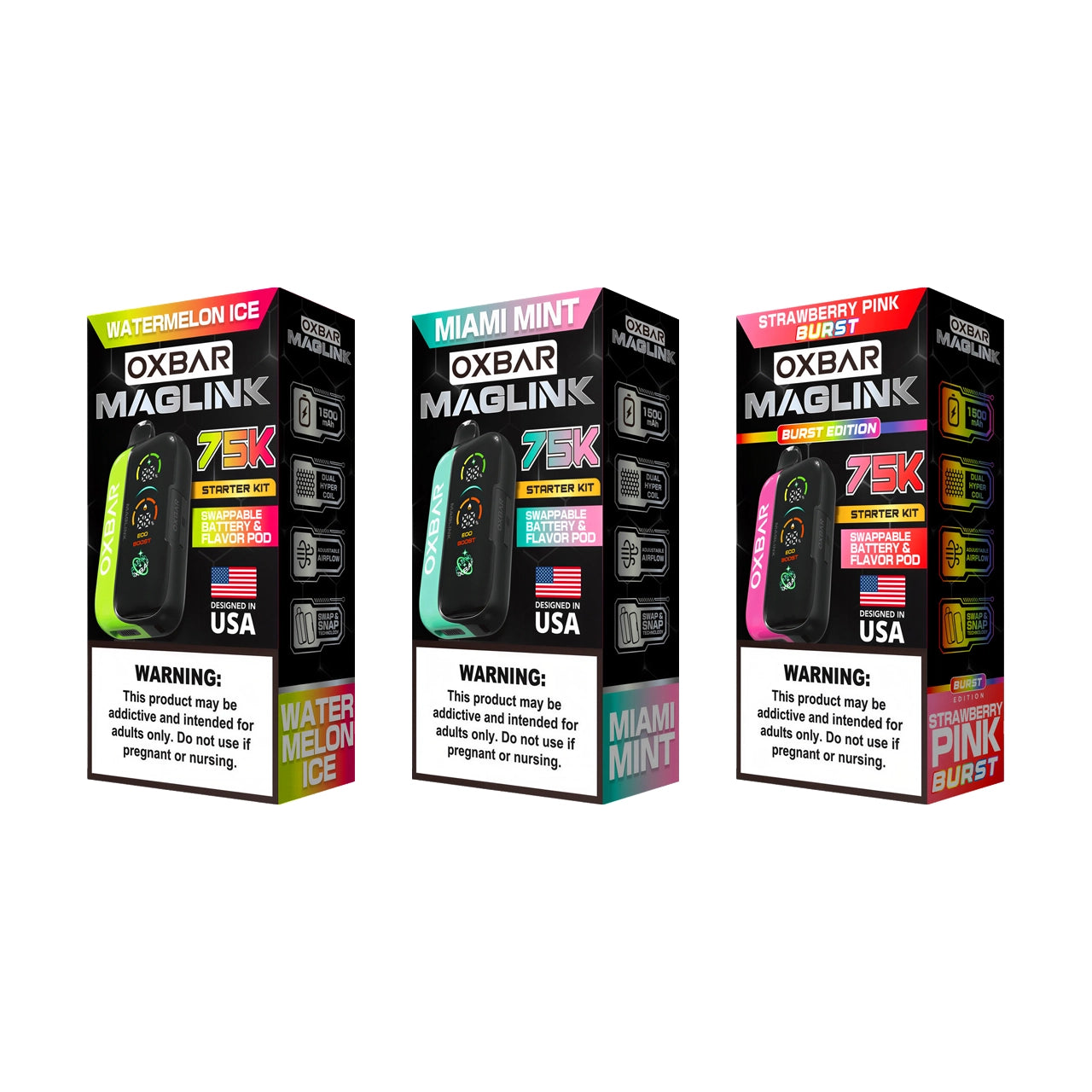 OXBAR Maglink Kit & Pod Vape 75000 Puffs