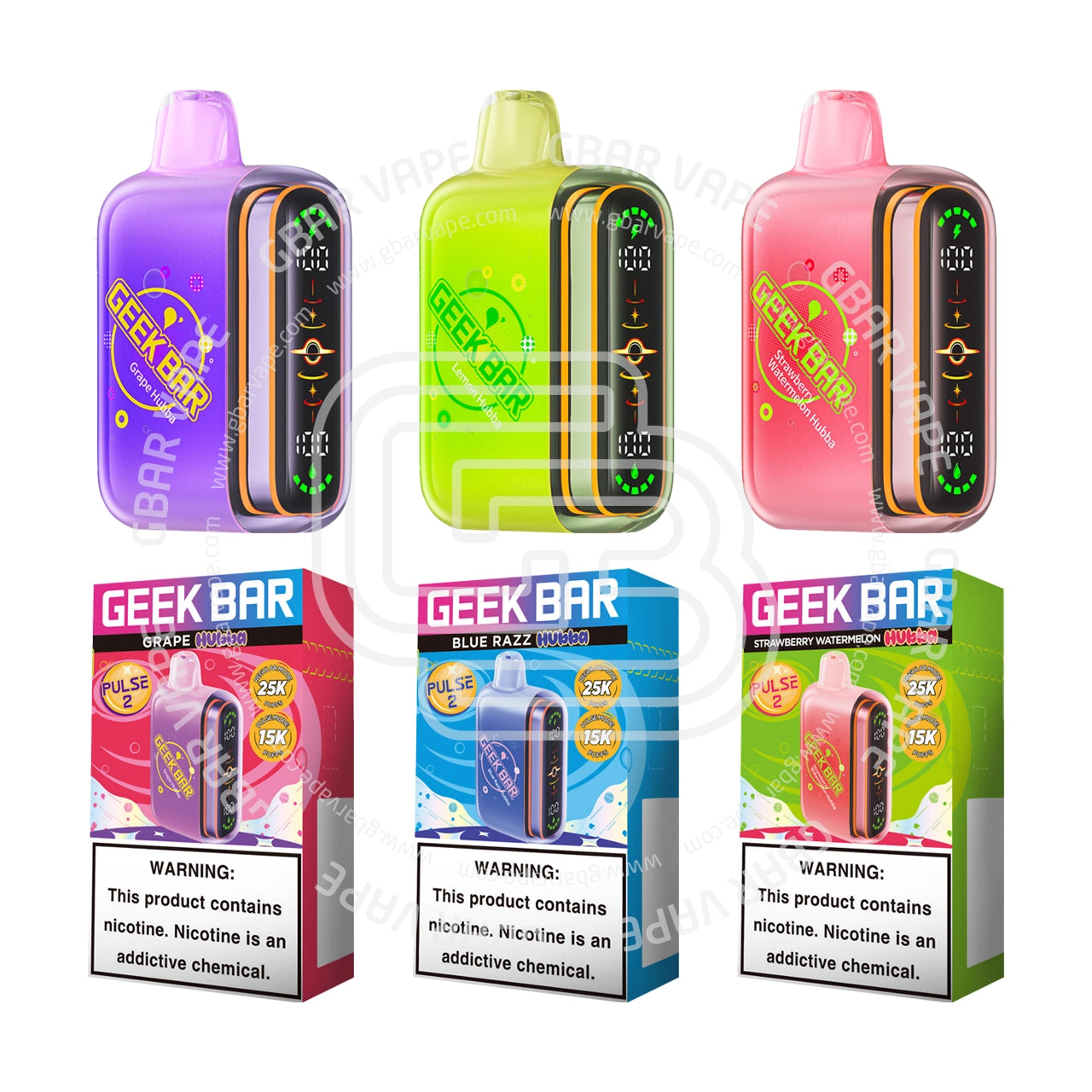 Geek Bar Pulse 2 Hubba Edition Vape 25000 Puffs